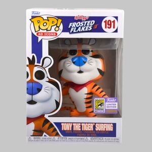 Funko Pop! Ad Icons: Tony the Tiger Surfing 2023 San Diego Comic Con Exclusive